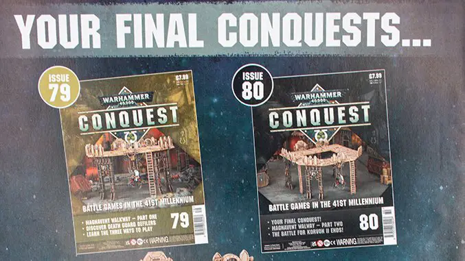 Warhammer Conquest Issues 79 & 80 Contents Fonctions confirmées