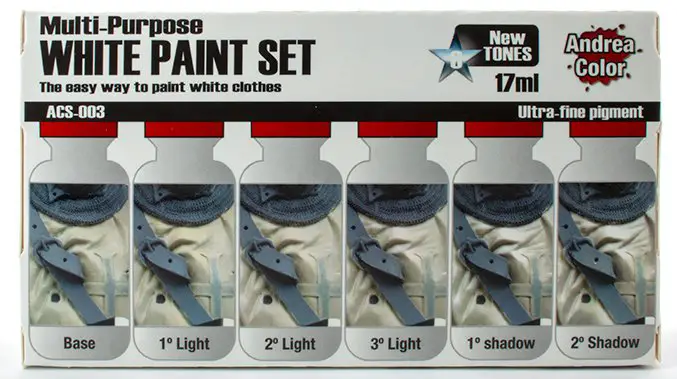 Andrea Color Paint Range Review - White Paint Set