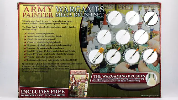 Army Painter Wargames Mega Brush Set - Guardian Games