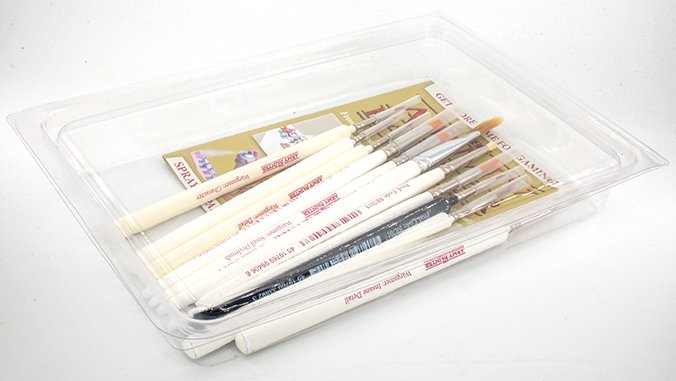 Army Painter Brushes Review for Miniature Painters - Box Interior