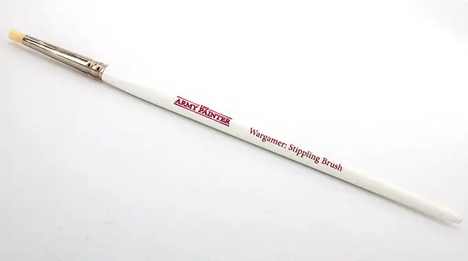 Army Painter Brushes Review for Miniature Painters - Wargamer Stippling Brush