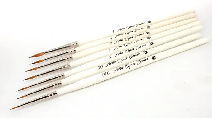 Artis Opus Series S Review for Miniatures - Brushes