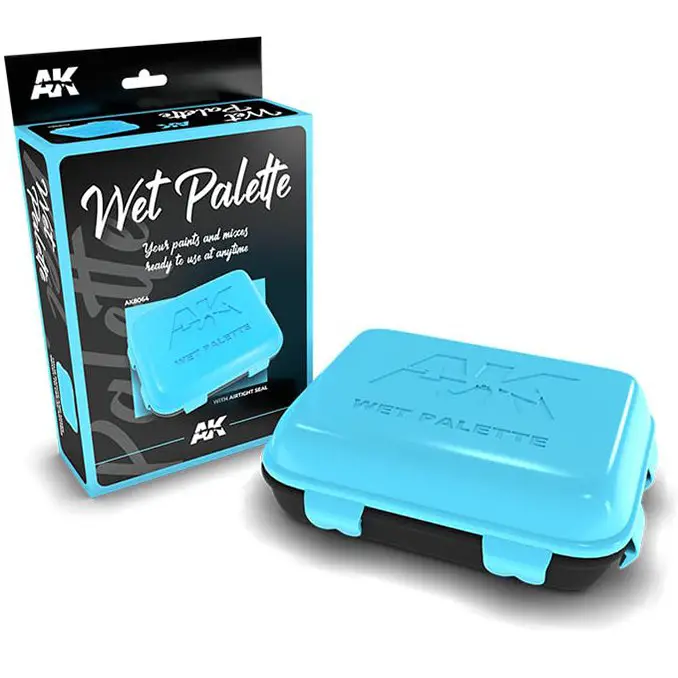 Meilleure palette humide pour peindre des figurines et des modèles de jeux de guerre - AK Interactive Wet Palette