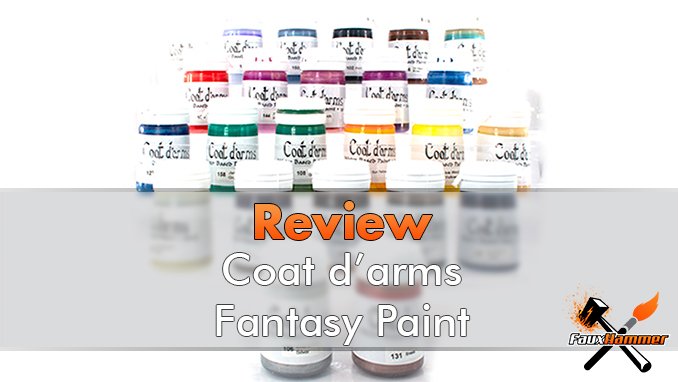 Recensione di Coat d'arms per miniature e modelli di Wargames - In primo piano