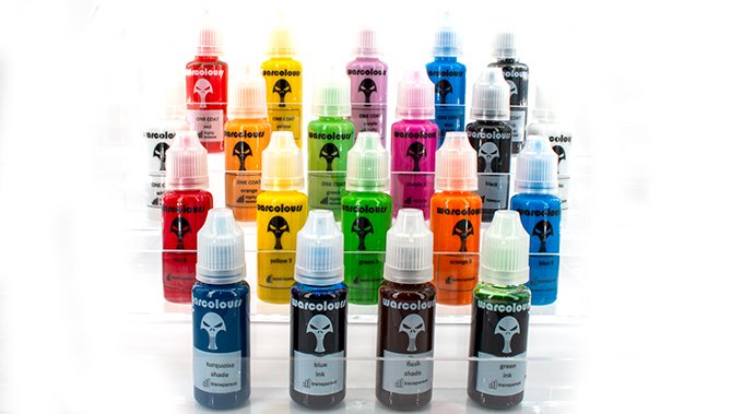 Warcolours Paint Range Review for Miniatures & Wargames Models - Paints on Rack