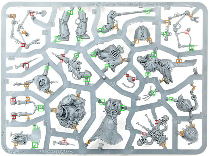 Fabius Bile Sprue Review - Sprue Gates