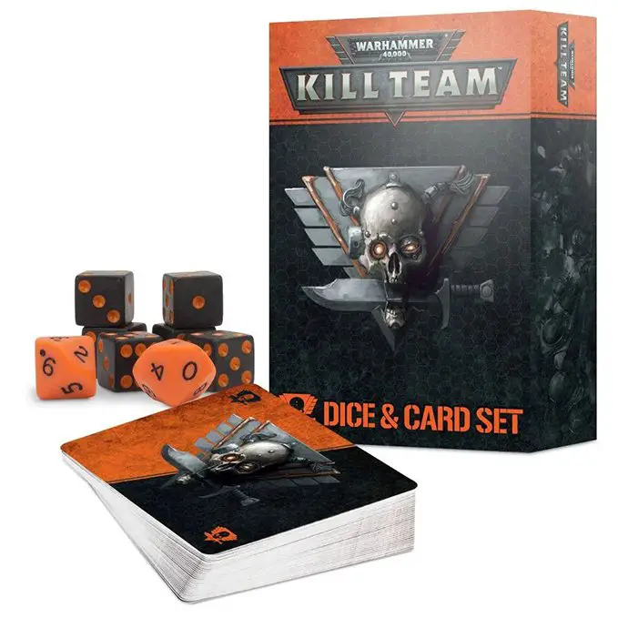 Kill Team Card e set di dadi