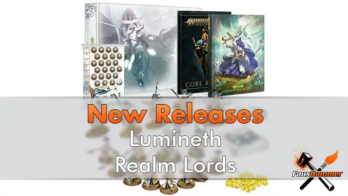 Scatola per esercito di Lumineth Realm Lords - In primo piano