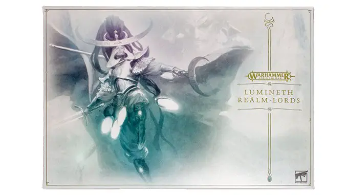 Lumineth Realm-lords Army Set Review para pintores en miniatura - Caja