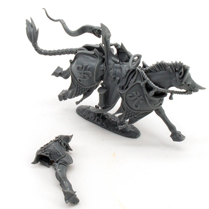 Lumineth Realm-lords Army Set Review for Miniature Painters - Vanari Dawnrider Leg
