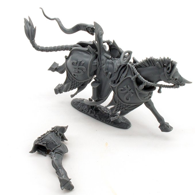 Lumineth Realm-lords Army Set Review for Miniature Painters - Vanari Dawnrider Leg