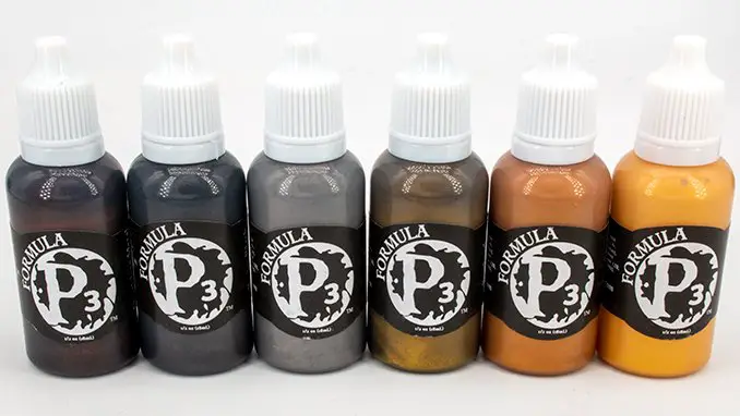 P3 Review - Privateer Press Paints for Miniature Painters - Dropper Bottles