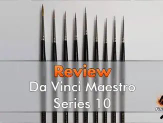 Recensione DaVinci Maestro Serie 10 per pittori in miniatura - In primo piano