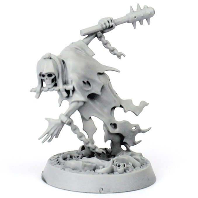 Wie man Nighthaunt Chainrasps malt - 1 Chainrasp Primed