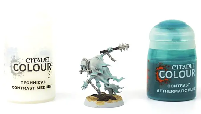 How to Paint Nighthaunt Chainrasps - 4 Chainrasp Blue Glaze