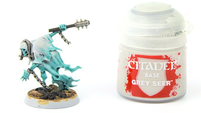 Come dipingere Nighthaunt Chainrasps - 7 Chainrasp Grey Seer Paint