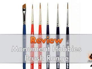 Monument Hobbys Bomb Wick Brushes Bewertung für Miniaturmaler - Hervorgehoben