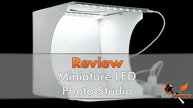 Portable Miniature LED Photography Studio - Featured