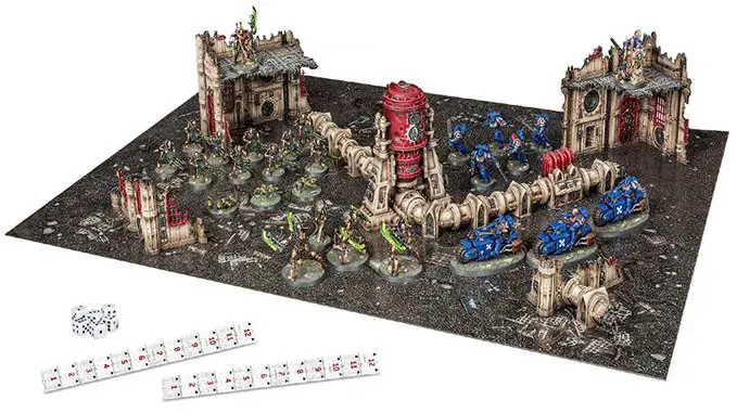 WARHAMMER 40000 BOÎTE De Base État-major Incomplète Space Marines / Necrons  EUR 19,99 - PicClick FR