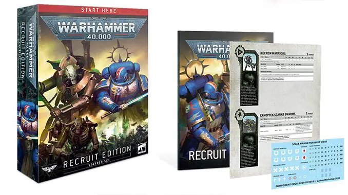 Warhammer 40,000 40K Starter Sets - Coffret Édition Recrue