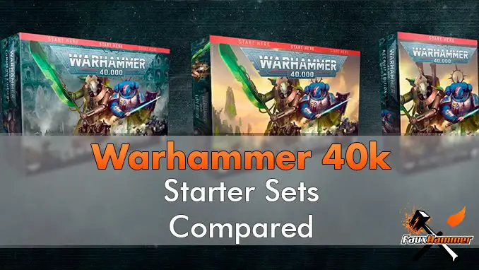 Warhammer 40,000 40K kits démarrage - Edition Recrue à la une