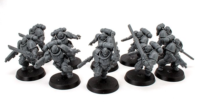 Warhammer 40,000 Indomitus 40K - Escouade d'assaut Space Marines Intercessors