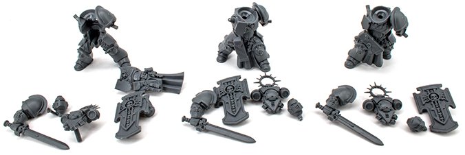 Warhammer 40.000 Indomitus 40K - Bladeguard Veterans Sub Assemblies