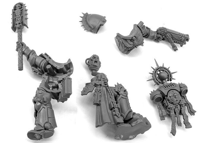 Warhammer 40,000 Indomitus 40K - Pièces Chapelain Primaris