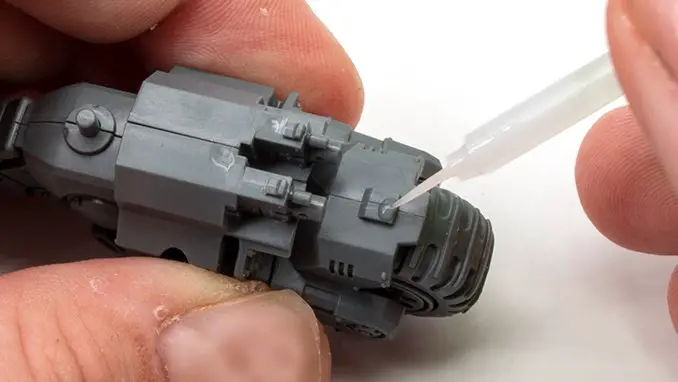 How to fill Gaps & Seams on Miniatures - 2 Add Glue