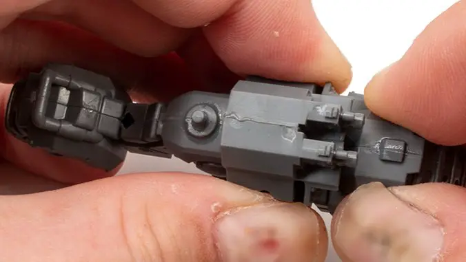 How to fill Gaps & Seams on Miniatures - 2 Press Together