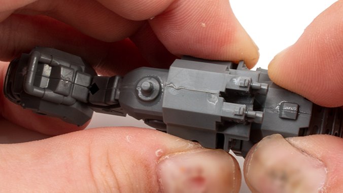 How to fill Gaps & Seams on Miniatures - 2 Press Together