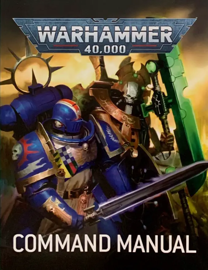 Warhammer 40,000 Starter Set: Examen de l'édition de commande Manuel de commande de Warhammer 40,000