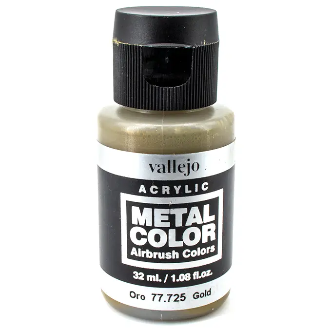 Revue de la couleur du métal Vallejo pour les peintres miniatures - Bouteille