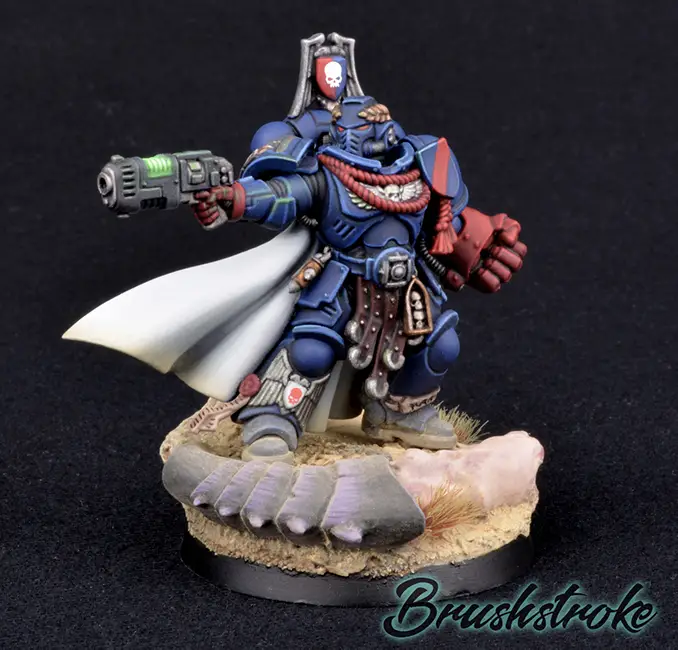 Brushstroke - Ask The Artists - Brushstroke - Crimson Fists Captain