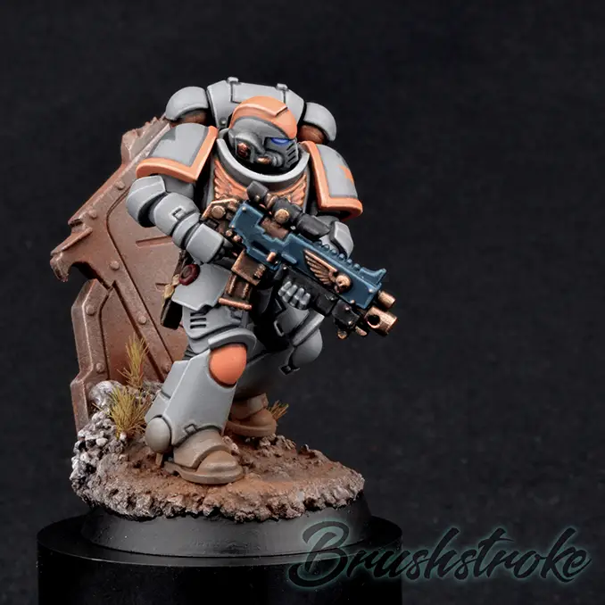 Coup de pinceau - Ask The Artists - Brushstroke - FauxHammer Space Marine