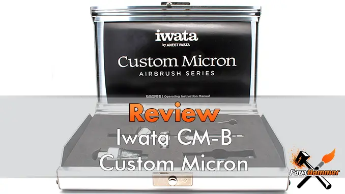 Recensione dell'aerografo Iwata Custom Micron CM-B per miniature e modelli - In primo piano