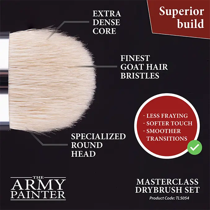 The Army Painter Masterclass Dry Brush build specifications