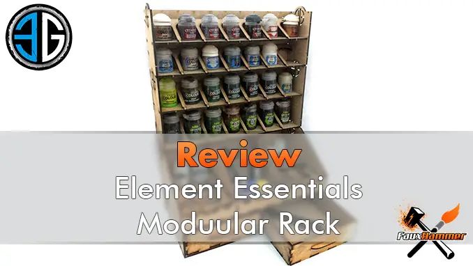 Recensione del rack di pittura modulare Element Essentials - In primo piano