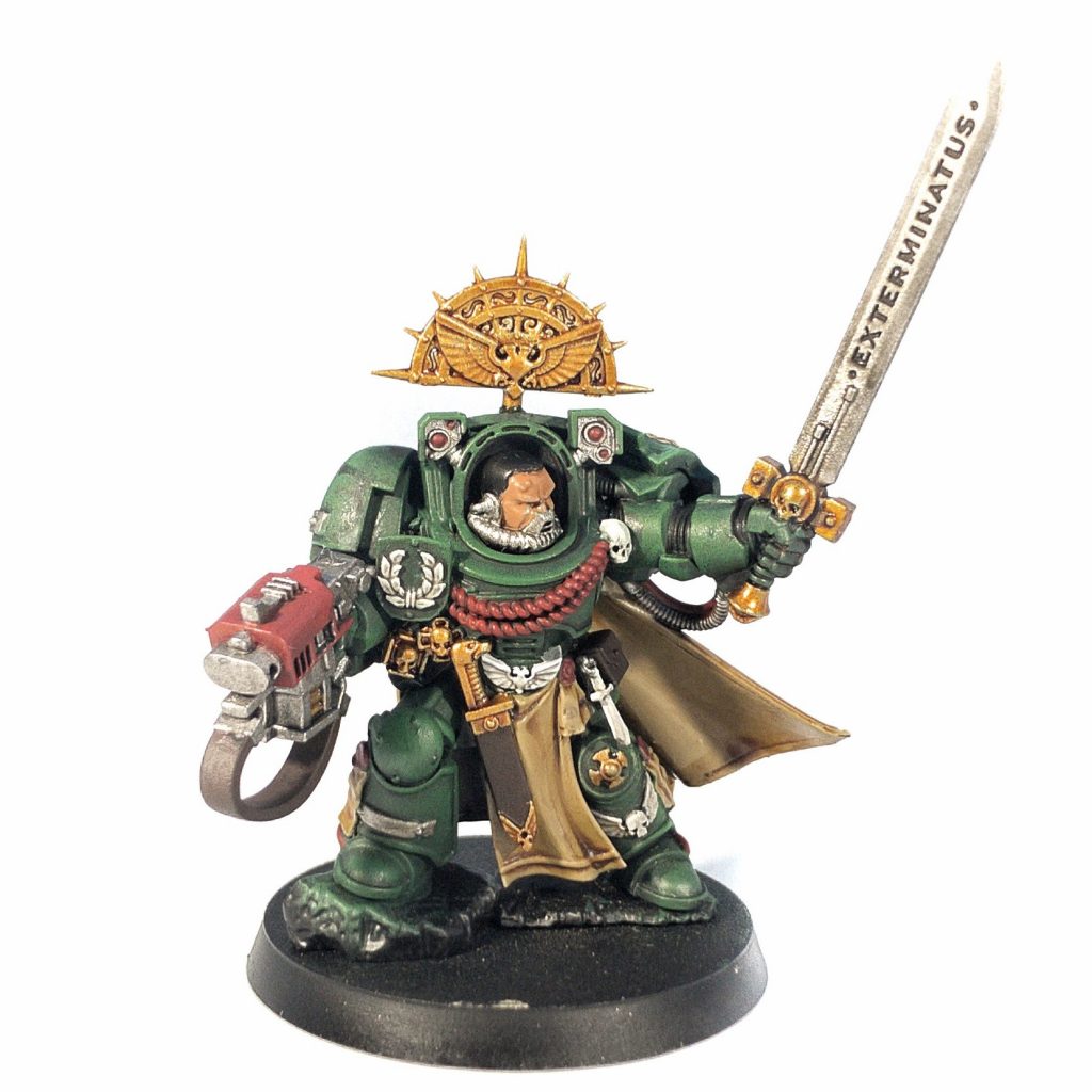 BrokenToad Miniature Series Mk III Brushes Space Marine Captain Based