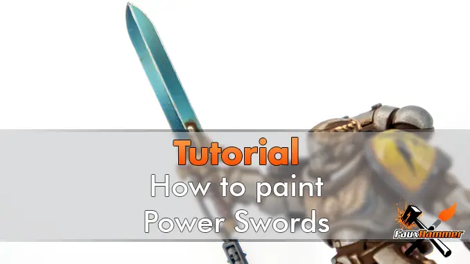 Come dipingere Power Swords - In primo piano