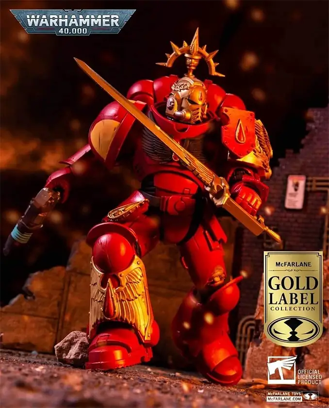 Warhammer 40k McFarlane Toys Serie 2 - Gold Label Blood Angel Lieutenant