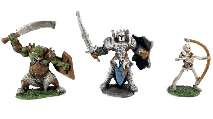 Reaper Miniaturen Core Skills Set Modelle bemalt