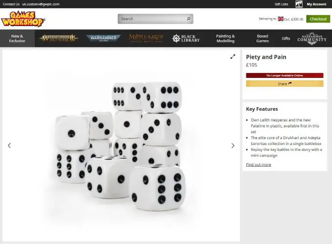 Piety and Pain Dice Image