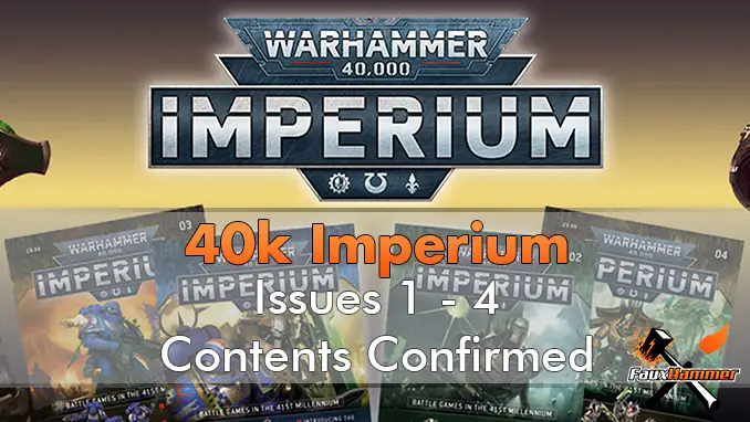 Revista Warhammer Imperium - Edición 1 - 4 - Contenido confirmado - Destacado