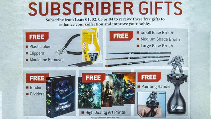 Warhammer Imperium Magazine - Subscriber Gifts