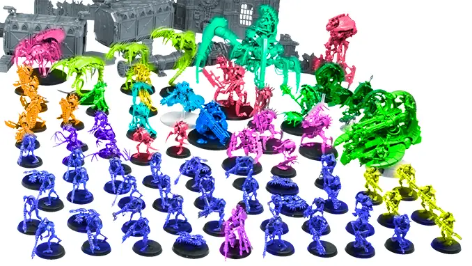 Magazine Warhammer Imperium - Répartition complète de l'armée avec coûts - Necron Force