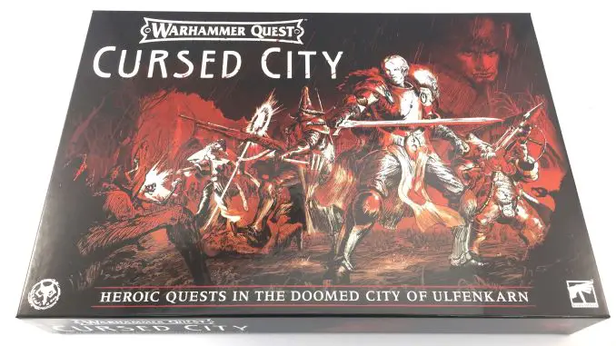 Boîte de déballage de Warhammer Quest Cursed City