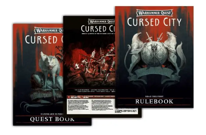 Warhammer Quest Cursed City GW Bücher alt