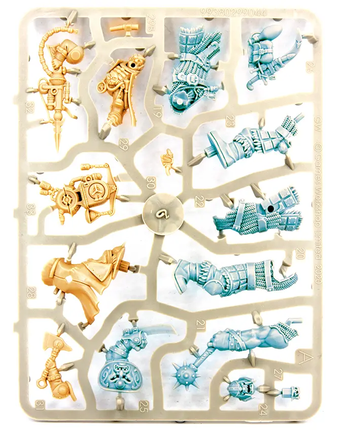 Warhammer Quest Cursed City - Sprue A2 Coloured