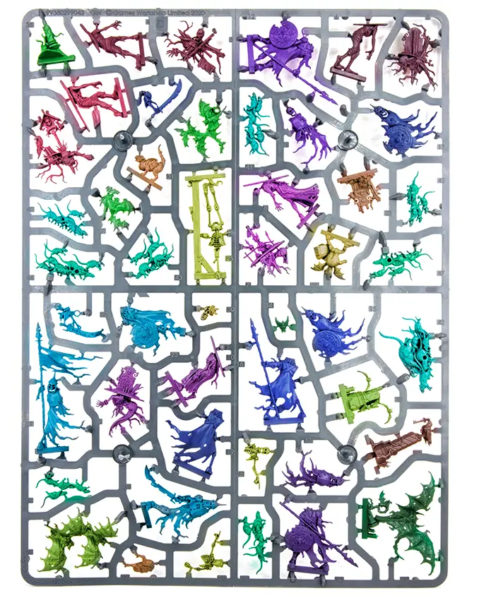 Warhammer Quest Cursed City - Sprue D Colored
